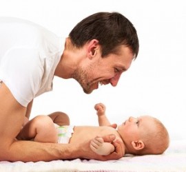 dad and baby